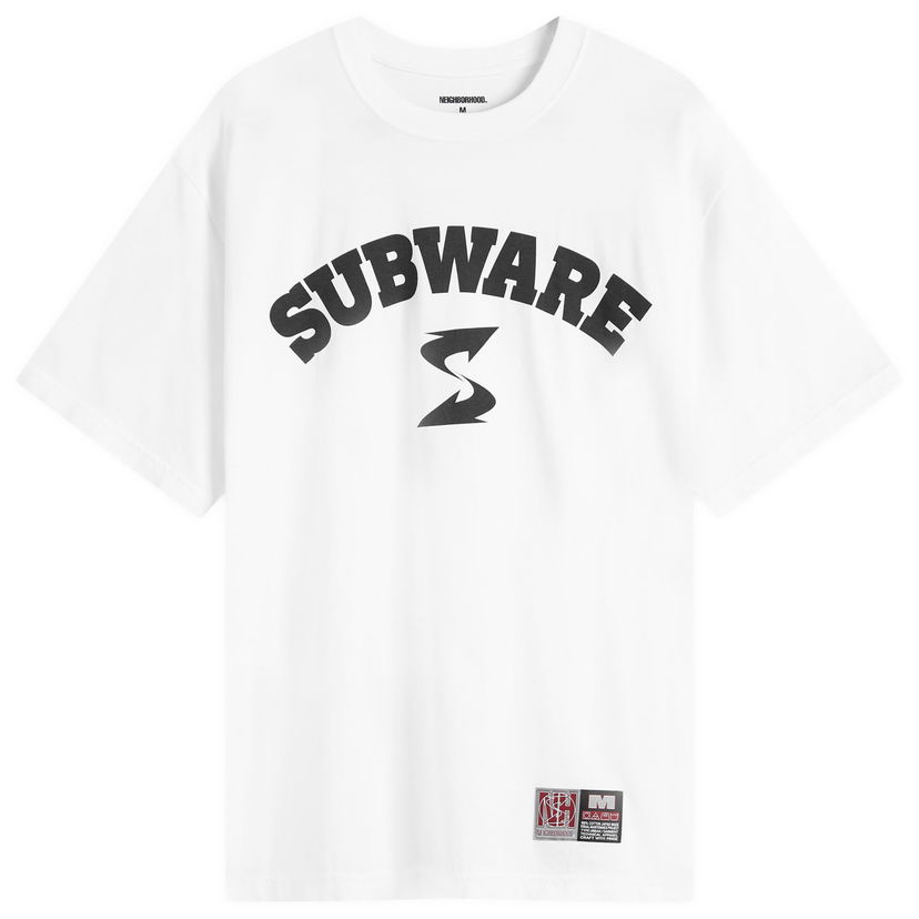 Majica Neighborhood Subware SS-3 Graphic T-Shirt Bela | 242PC49N-ST03-WHT