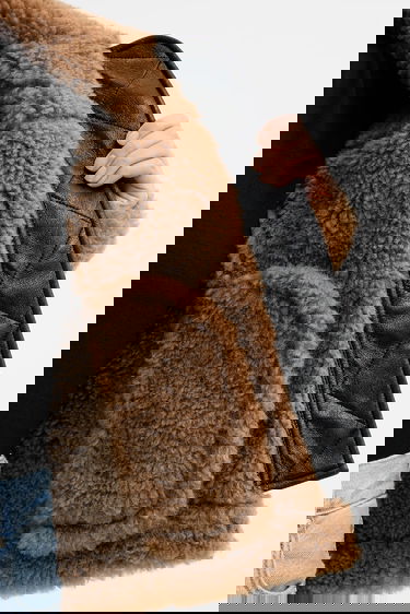 Jakna STAND STUDIO Kia Transitional Oversize Faux Fur Jacket Črna | 66575.9412, 6