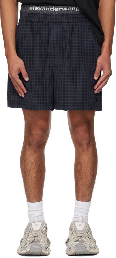 Kratke hlače Alexander Wang Alexander Wang Graphic Shorts Mornarica | 6WC3254099, 0