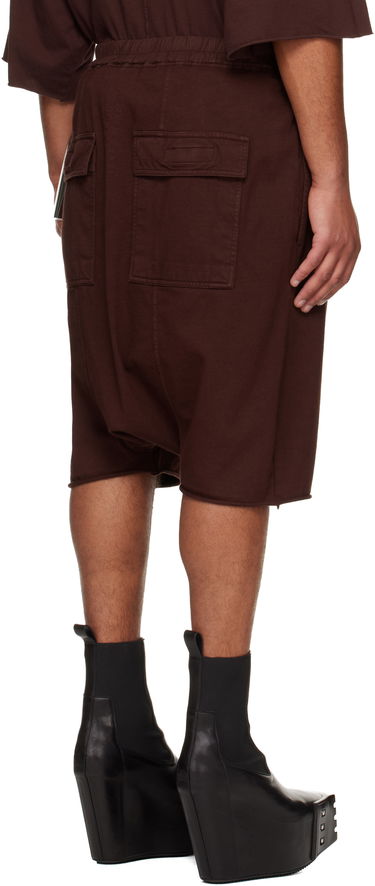 Kratke hlače Rick Owens Rick Owens DRKSHDW Concordians Drawstring Pods Shorts Rjava | DU02E7380 RIGP, 2