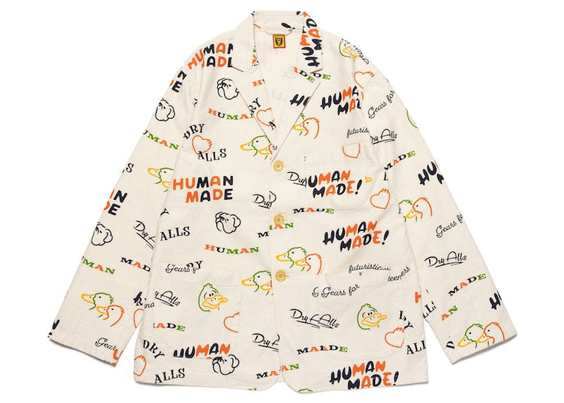 Jakna Human Made Duck Printed Jacket Bež | HM25JK009, 0