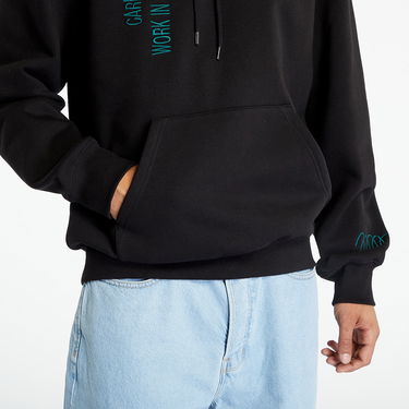 Pulover Carhartt WIP Hooded Signature Sweat Black Črna | I032164.89XX, 1