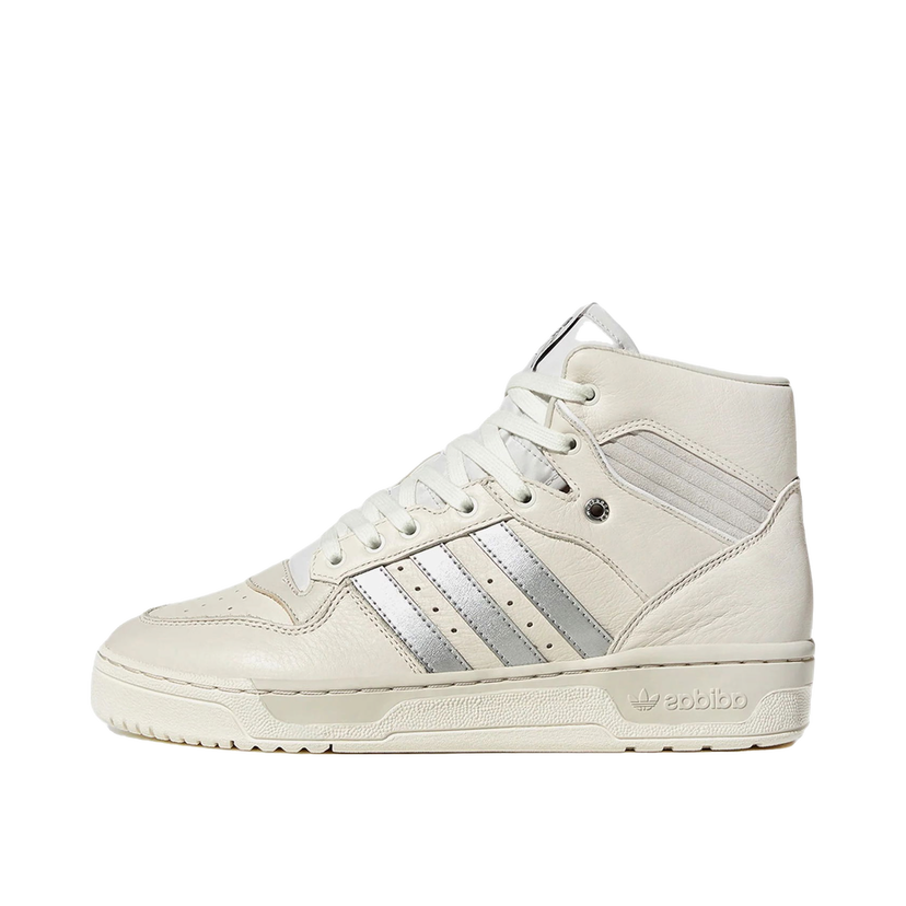 Superge in čevlji adidas Originals Rivalry Hi Consortium White Silver Metallic Bela | IF0602