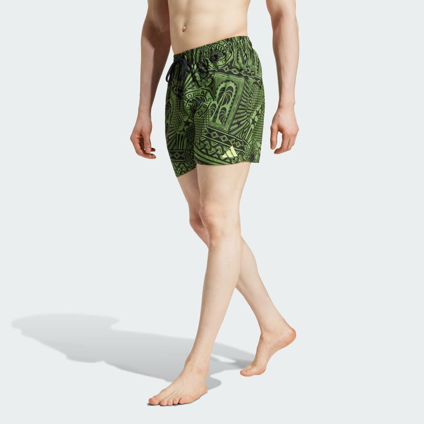 Kopalke adidas Performance 5-Inch Printed Swim Shorts Zelena | JG3598
