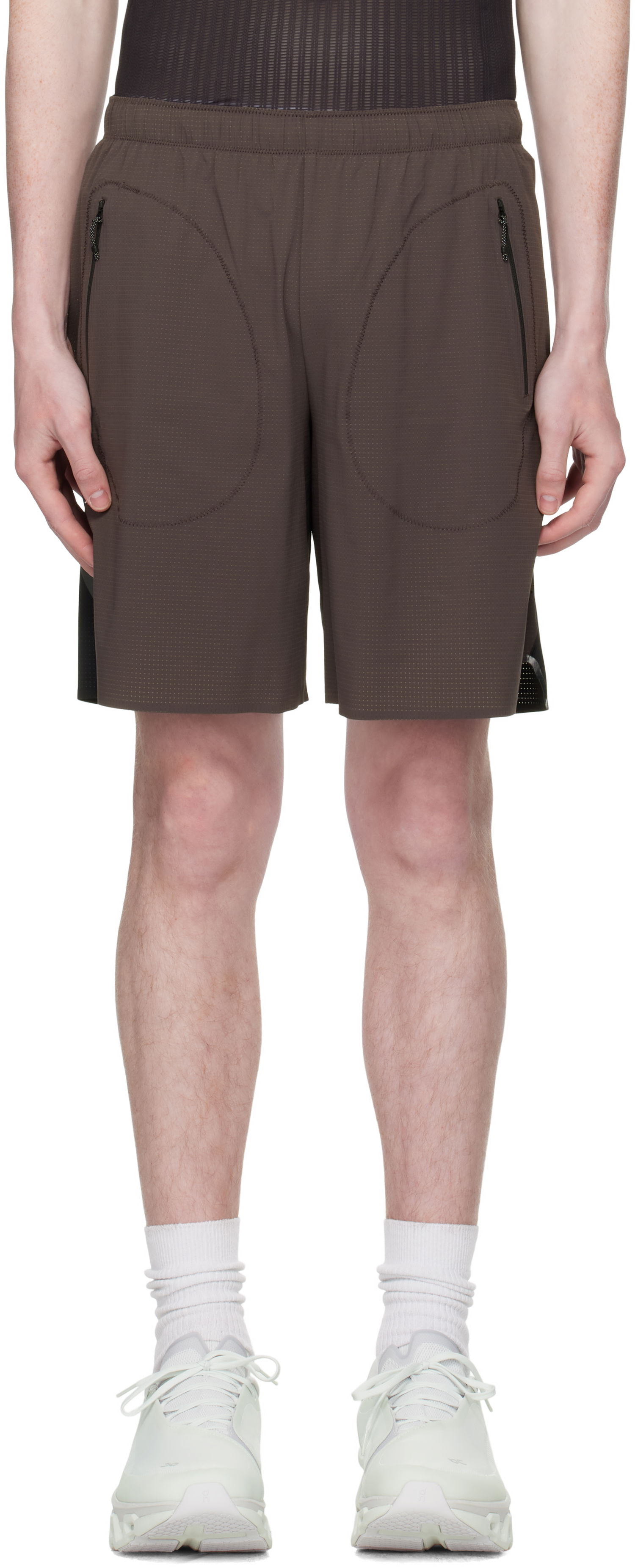Kratke hlače Soar Running Soar Long Summer Running Shorts Rjava | SS25-SS19M-GRE/BLK, 0