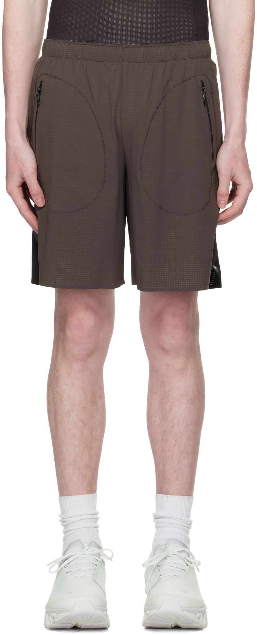 Kratke hlače Soar Running Soar Long Summer Running Shorts Rjava | SS25-SS19M-GRE/BLK