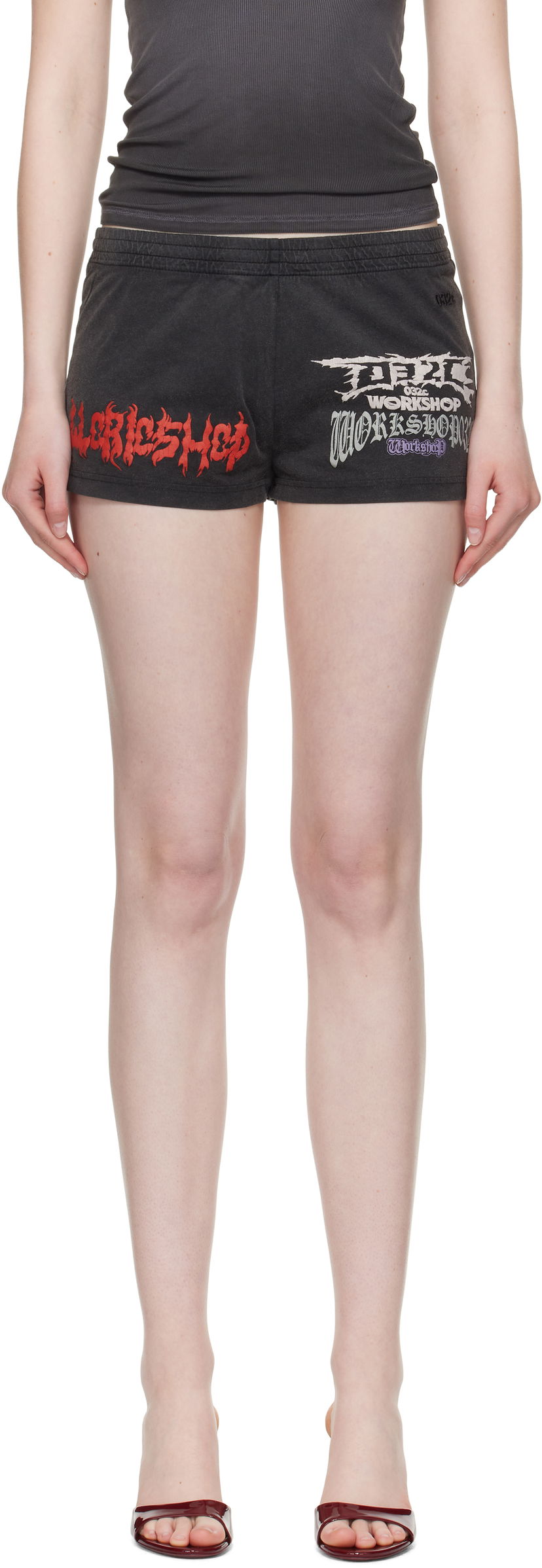 Kratke hlače 032C Telepresence Comfort Shorts Črna | S25-WRC-1171-050
