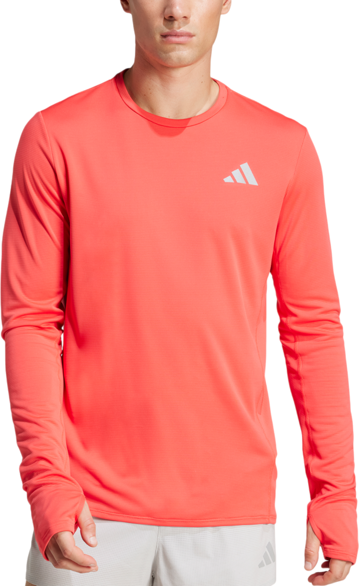 Majica adidas Originals Adizero Ekiden Long Sleeve Tee Oranžna | jm7897