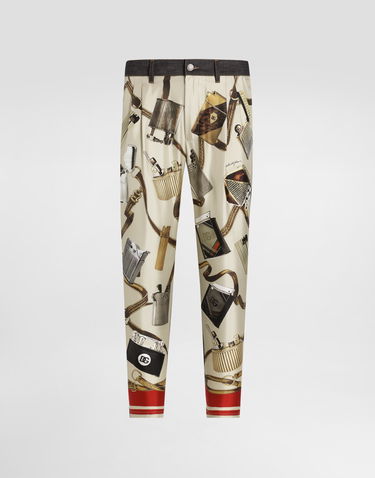 Kavbojke Dolce & Gabbana Dolce & Gabbana Loose Fit Jeans with Lighter Print Bež | GYK0ADG8MD8S9001, 0