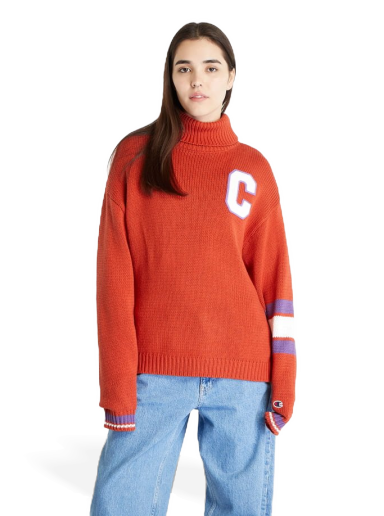 Pleteni pulover Champion Crewneck Sweater Rdeča | 116638 CHA RS058