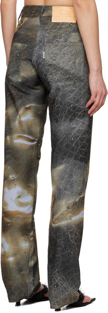 Kavbojke Serapis Serapis Golden Hour Fitted Jeans Rjava | SS25_DE_1F, 2