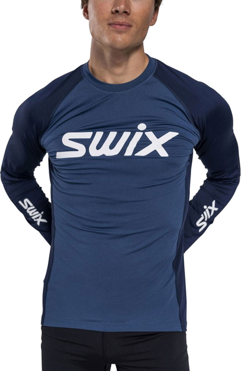 Majica SWIX RaceX Dry Long Sleeve T-Shirt Modra | 10097-23-75404