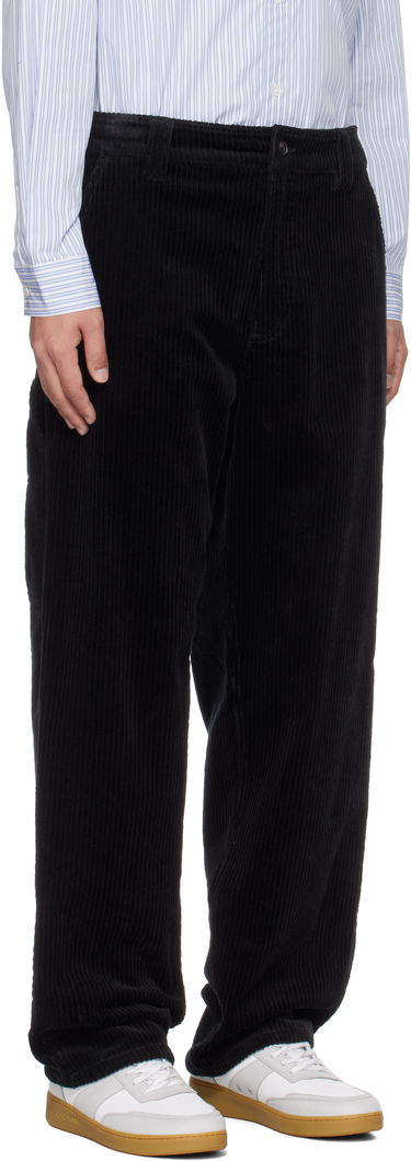 Cargo hlače A.P.C. A.P.C. Fergus Corduroy Pants Črna | COHDW-M08500, 1
