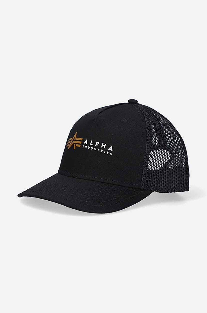 Kapa Alpha Industries Alpha Industries Trucker Cap Črna | 106901.03