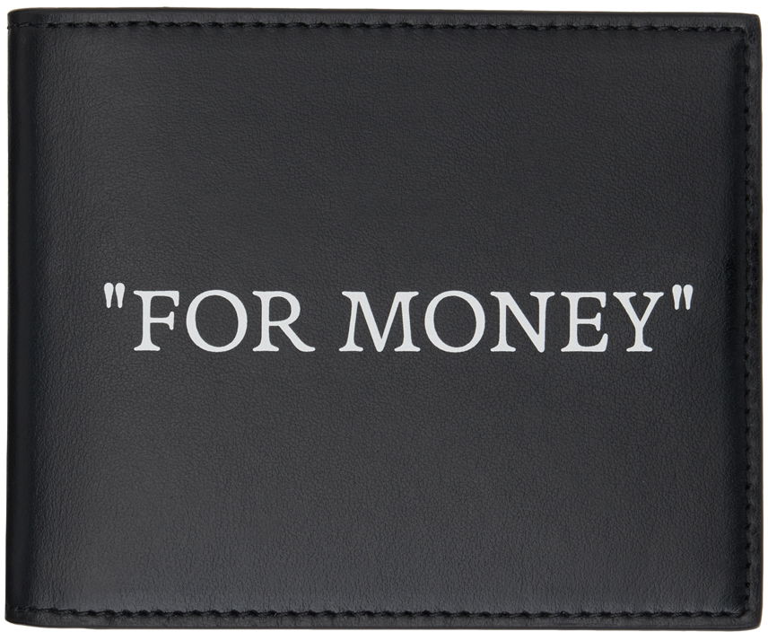 Denarnica Off-White Black Quote Bifold Wallet Črna | OMNC074C99LEA0011001, 0
