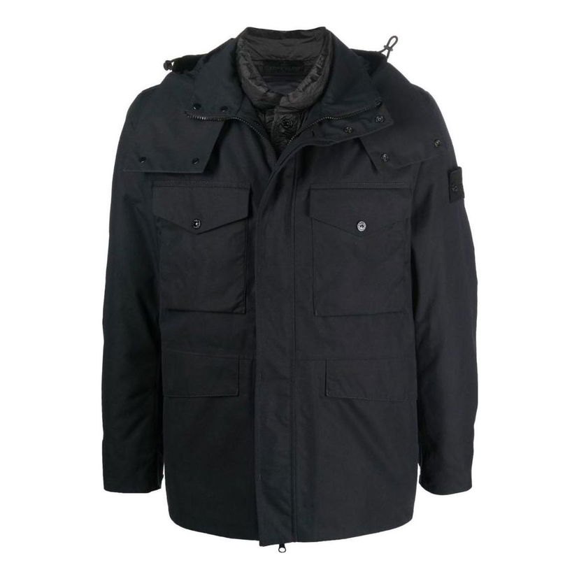 Parka Stone Island Detachable Hooded  Jacket Črna | 7715437F1-V0029