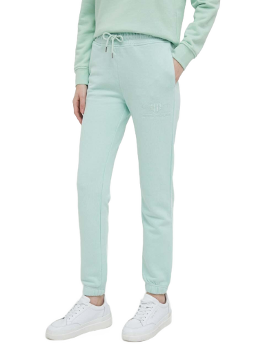 Trenirka GANT Tonal Shield Sweatpants Zelena | 4200709