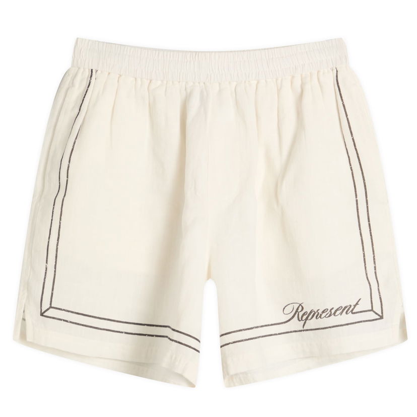 Kratke hlače Represent Clo Represent Border Vacation Shorts Bela | MLM100299-26