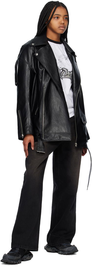 Kavbojke We11done We11done Wide-Leg Jeans Črna | WD-DP1-23-357-W-BK, 3