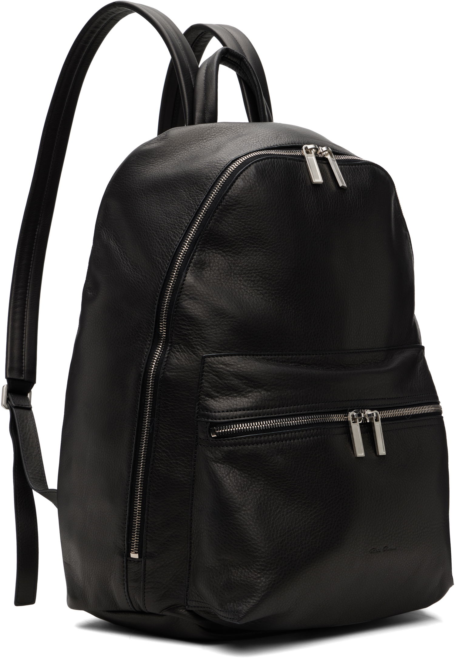Nahrbtnik Rick Owens Rick Owens Concordians Leather Backpack Črna | RA02E0771 LCN, 1