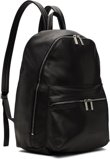 Nahrbtnik Rick Owens Rick Owens Concordians Leather Backpack Črna | RA02E0771 LCN, 1
