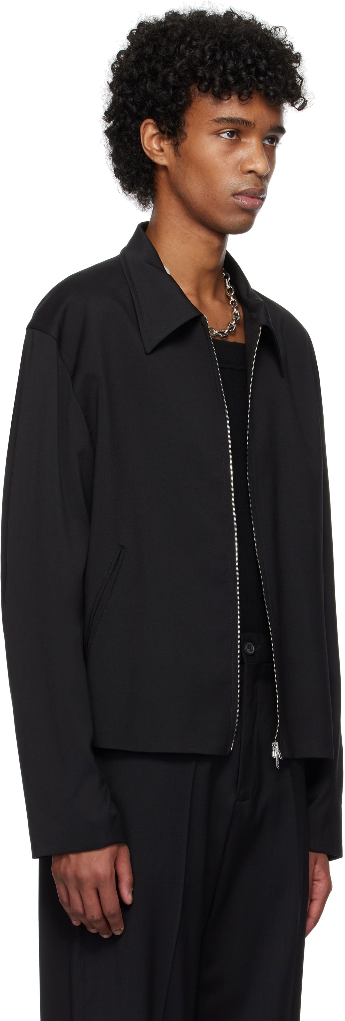 Jakna OUR LEGACY Mini Zip Jacket Črna | M2230MBW, 1