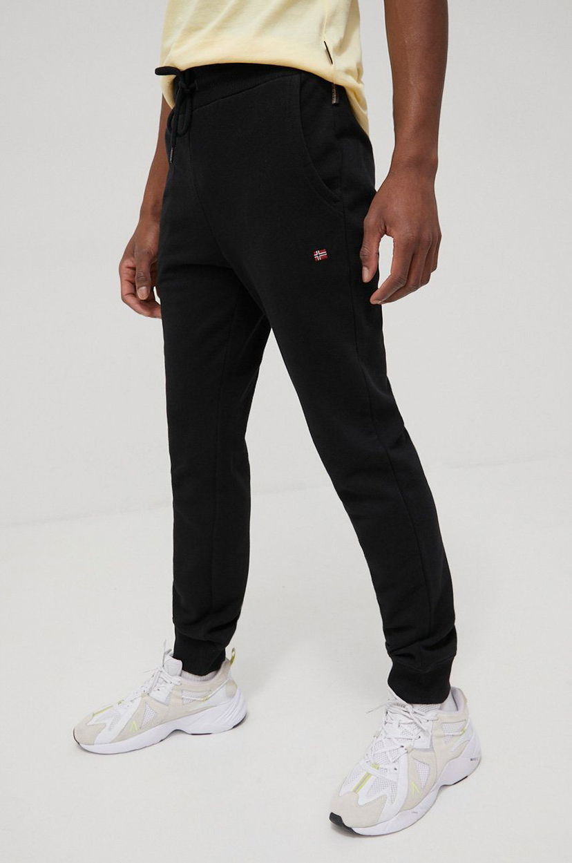 Trenirka Napapijri Men's Regular Fit Sweatpants Črna | NP0A4GBK0411