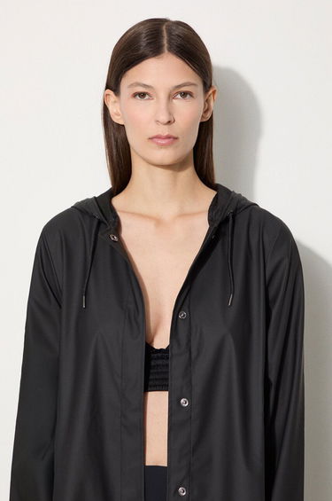Jakna Rains A-Line Jacket Črna | 18050-01, 4