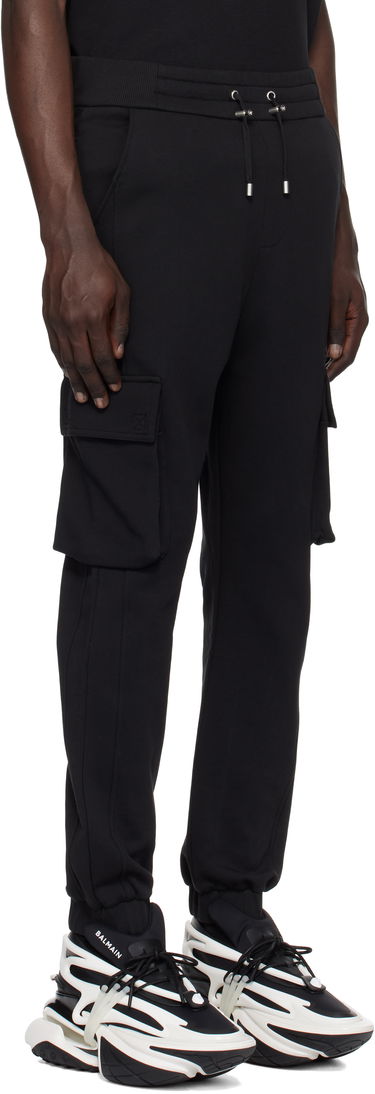 Trenirka Balmain Print Cargo Pants Črna | DH1OB295BC64, 1