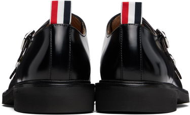 Oblačila Thom Browne Thom Browne Soft Spazzolato Double Monk Strap Shoes Črna | MFG018C-L0043, 1