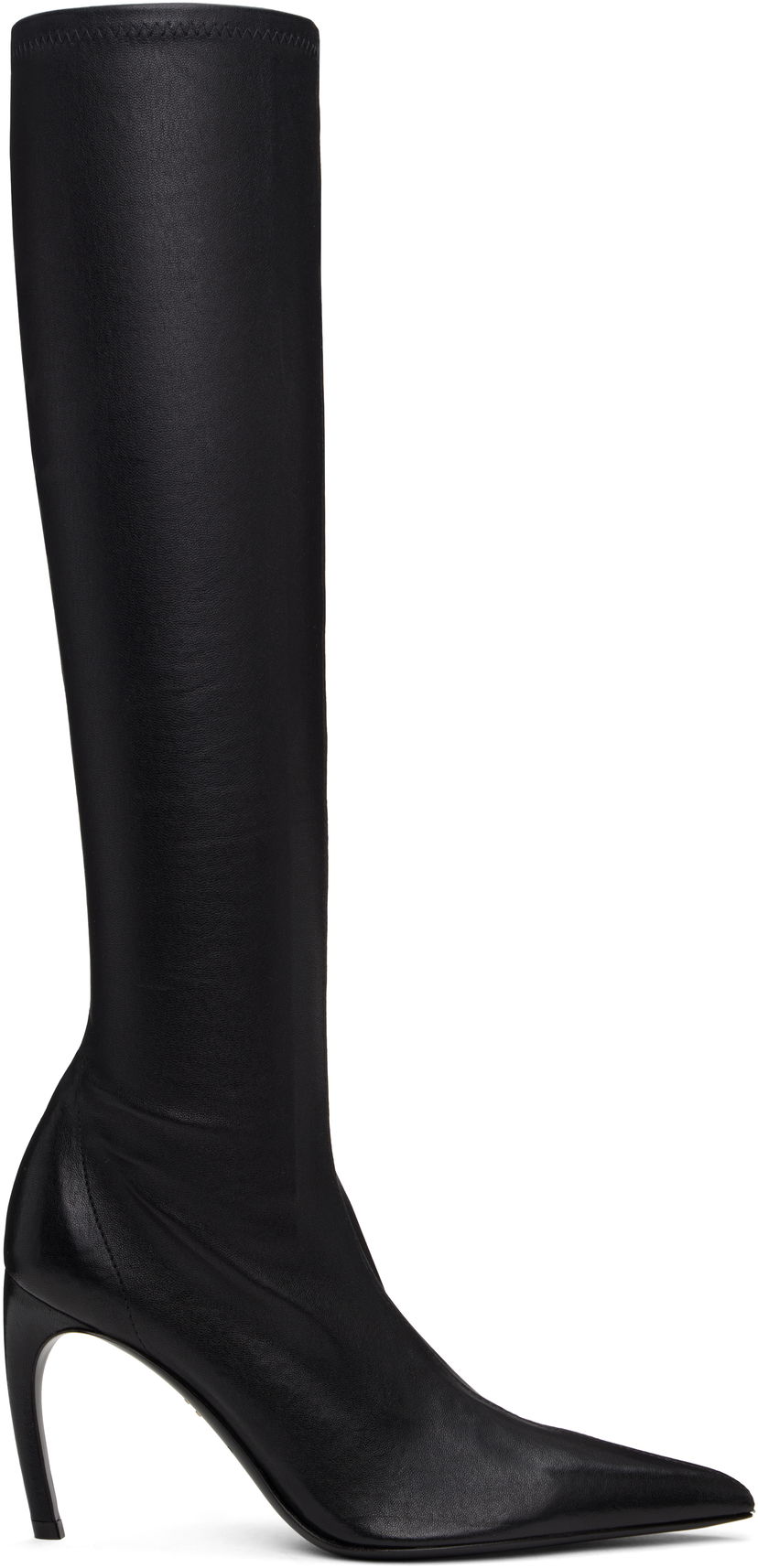 Nogavice FERRAGAMO Ferragamo High Nappa Stretch Boots Črna | 778269