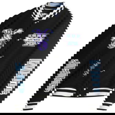 Bomber jakna Off-White Off-White Eagle Wool Varsity Jacket, Size Small Črna | OMEH053S25FAB0011049, 1