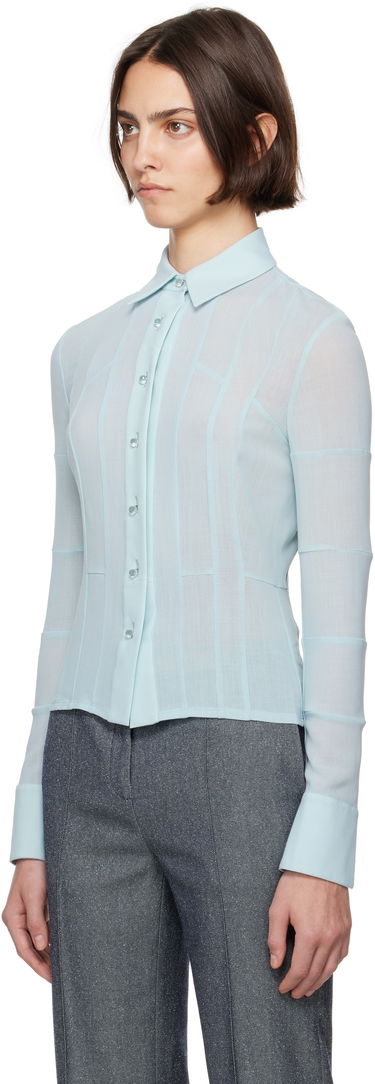 Srajce Tory Burch Tory Burch Button Down Shirt Modra | 173622-435, 3