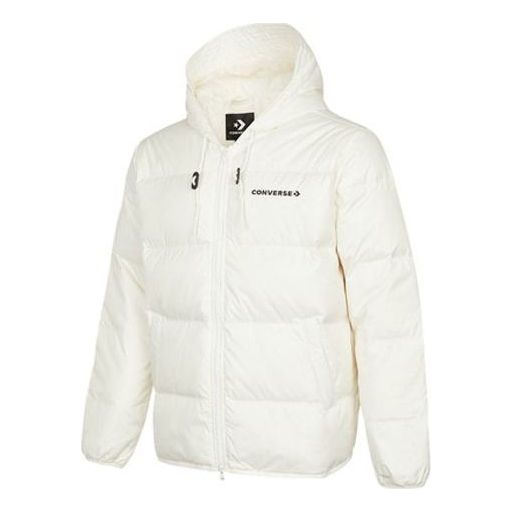 Puhovka Converse Hooded Down Jacket Bela | 10021981-A03