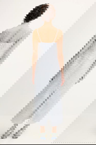 Obleke Samsoe Samsoe Samsoe Samsoe SALAZIO Maxi Dress Modra | F25200087, 2