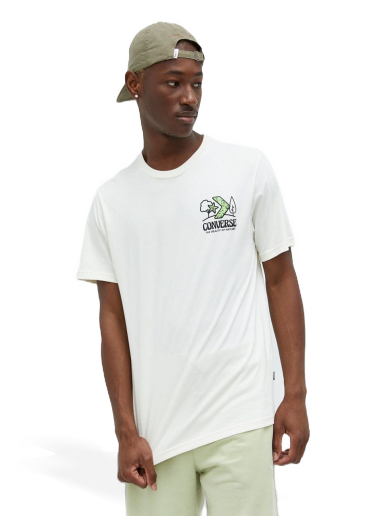 Majica Converse Cotton T-Shirt Bela | 10023269.A01