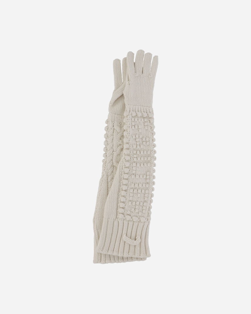 Rokavice Jean Paul Gaultier Long Knitted Gloves Bež | 2431FGN009-M080 64