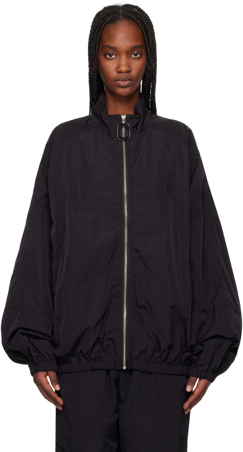 Vetrovka JW Anderson JW Anderson Raglan Sleeve Track Jacket Črna | JK0362-PG1697
