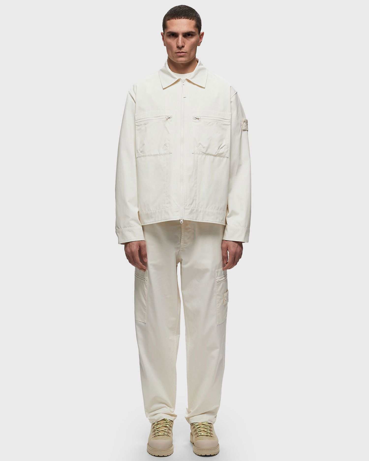 Jakna Stone Island Patch Jacket Bela | 8015432F1, 1
