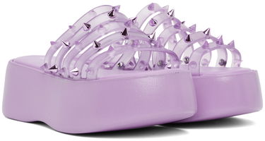 Nega čevljev Jean Paul Gaultier Jean Paul Gaultier Melissa Edition 'The Becky Punk Love' Platform Slides Lila | 23/12-F-CS002-X033-29, 3