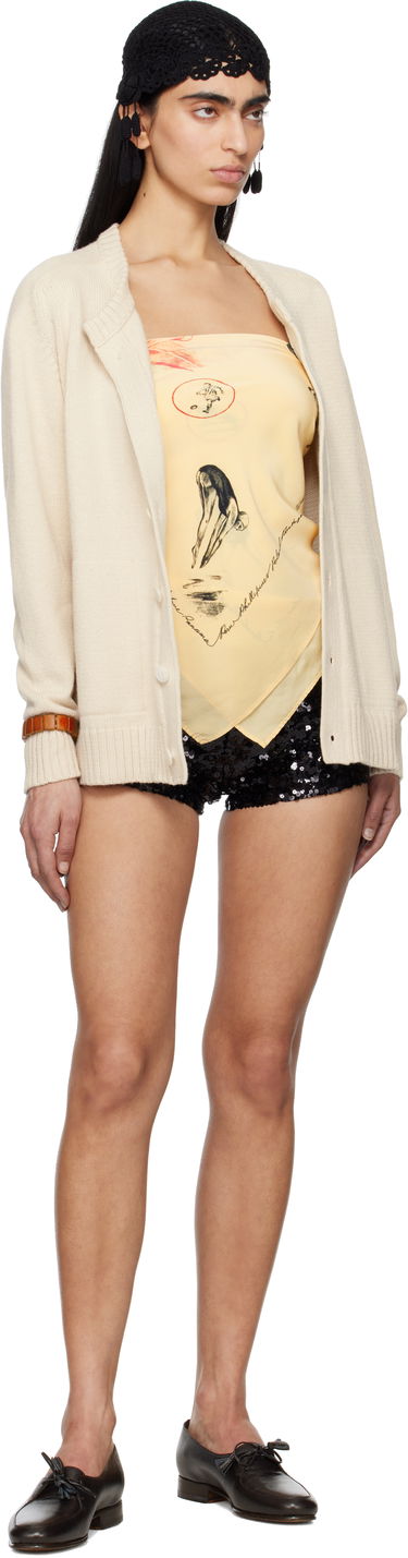 Pleteni pulover Bode Bode Meringue Knit Cardigan Bež | MRS25KT006, 3