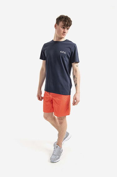 Majica A.P.C. T-Shirt with print Modra | COETL.H26053, 1