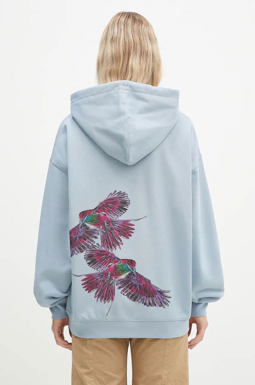 Pulover Y-3 Graphic Hoodie Modra | IW2474