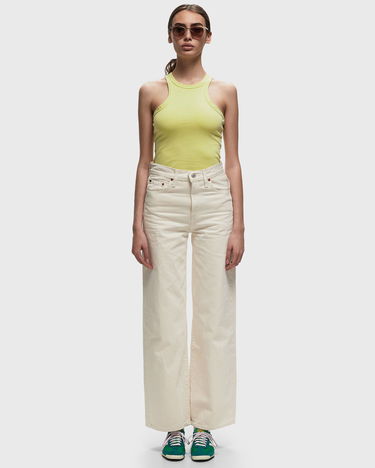 Majica brez rokavov Samsoe Samsoe Helene Tank Top Rumena | F23300037-MELLOW-GREEN, 1