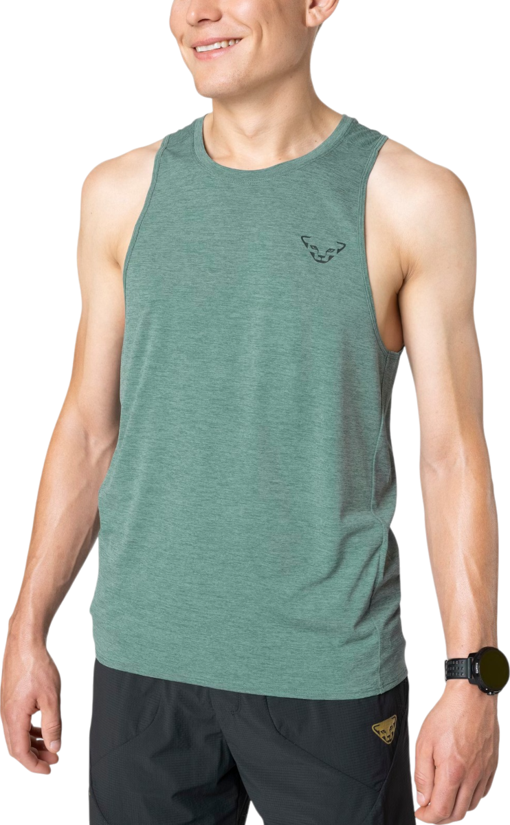 Majica brez rokavov Dynafit Dynafit Trail Tank Top Zelena | 08-0000071916-3091