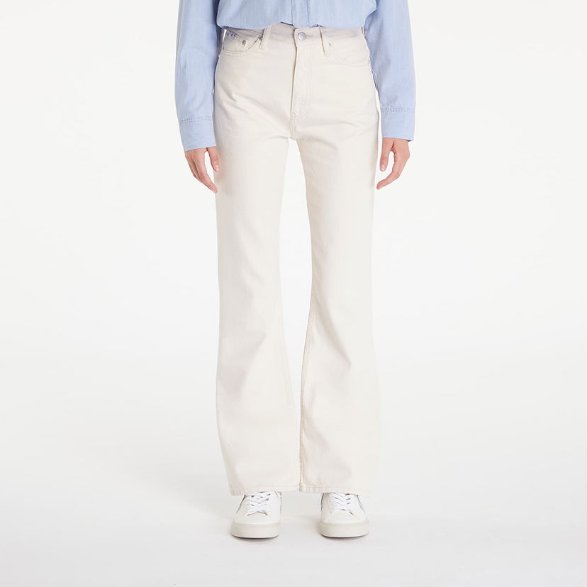 Kavbojke CALVIN KLEIN Authentic Bootcut White Bela | J20J223973 1AA