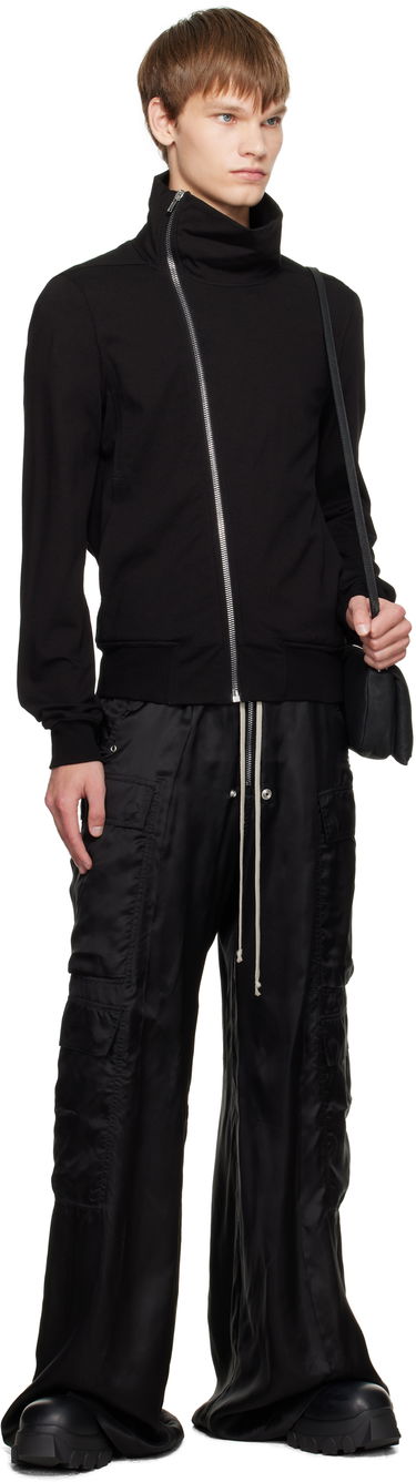 Jakna Rick Owens Rick Owens Concordians Bauhaus Jogger Track Jacket Črna | RU02E1272 BA, 4