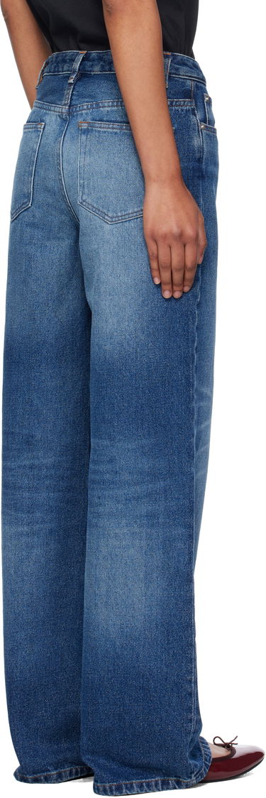Kavbojke A.P.C. A.P.C. Elisabeth Wide-Leg Jeans Modra | COHJL-F09181, 2