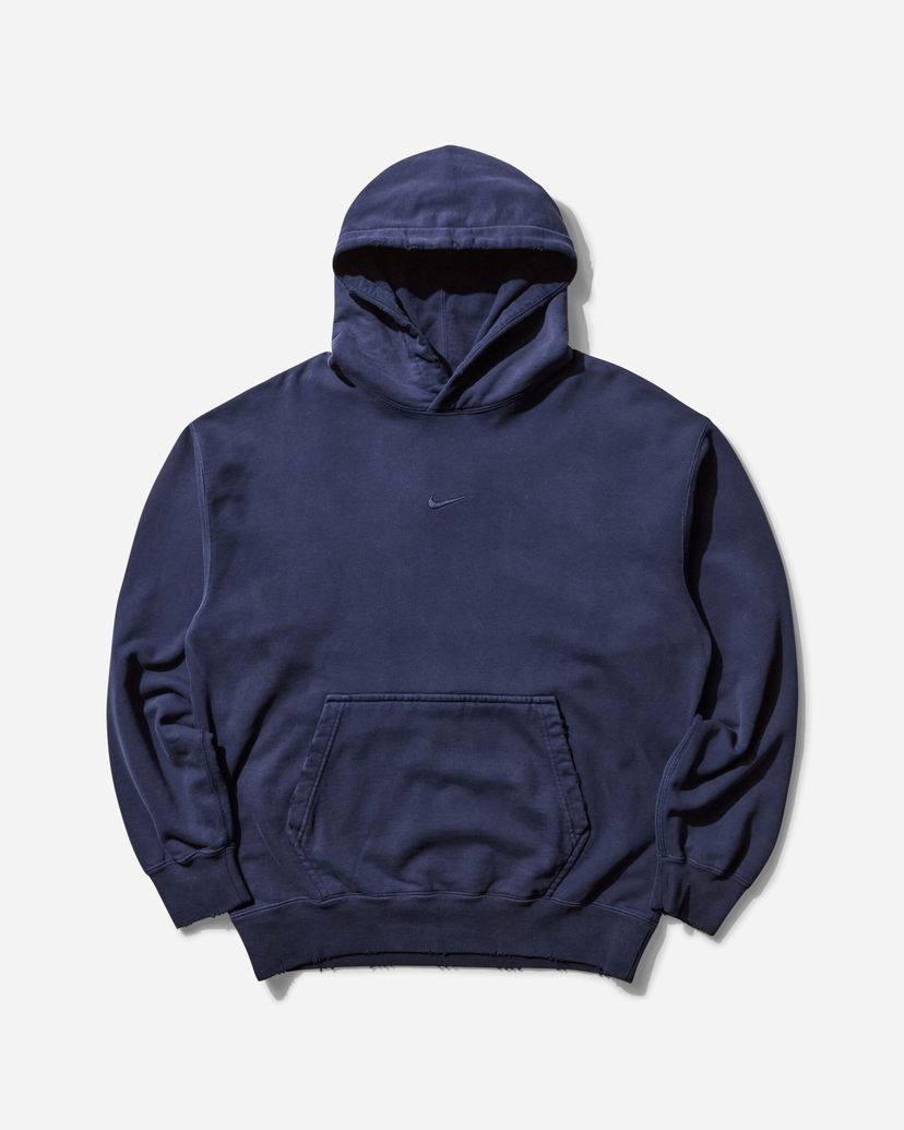 Pulover Nike Solo Swoosh French Terry Hoodie Mornarica | IB8749-451