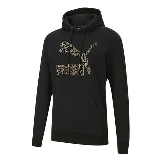 Pulover Puma Graphic Hoodie Črna | 530304-01